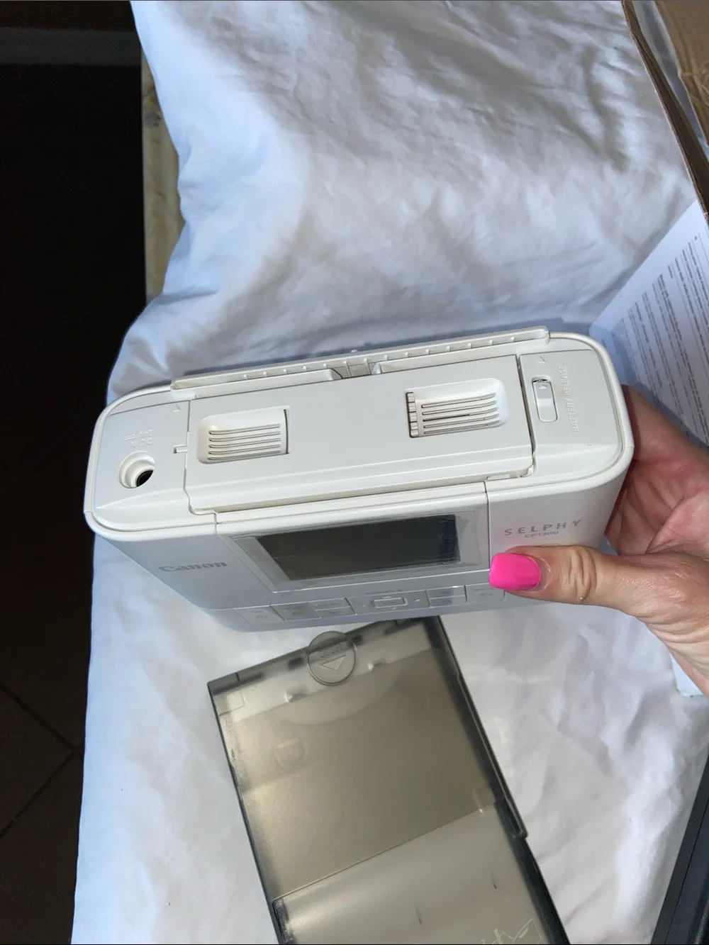 Canon SELPHY CP1300 Compact Photo Printer - White
